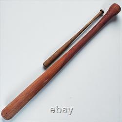 61 HUGE Vintage Wood Baseball Bat Trade Sign Sporting Goods Store Advertising
