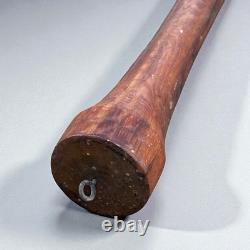 61 HUGE Vintage Wood Baseball Bat Trade Sign Sporting Goods Store Advertising