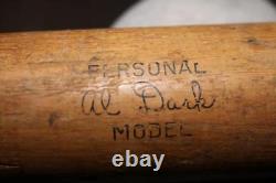 ANTIQUE 1940s MCLAUGHLIN MILLARD ADIRONDACK AL DARK BASEBALL BAT NO 262 RARE