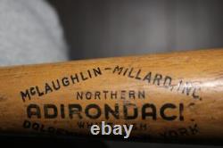 ANTIQUE 1940s MCLAUGHLIN MILLARD ADIRONDACK AL DARK BASEBALL BAT NO 262 RARE