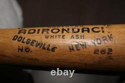 ANTIQUE 1940s MCLAUGHLIN MILLARD ADIRONDACK AL DARK BASEBALL BAT NO 262 RARE