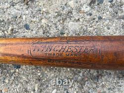 ANTIQUE VTG 20s 30s WINCHESTER #2700 34 35.5oz Store Model BASEBALL BAT RARE