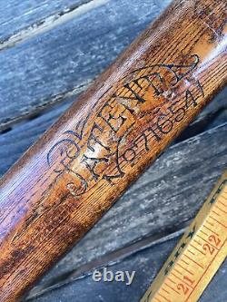 AWESOME Vintage 1902 J. H. HILLERICH & SON Antique PATENT No 716541 Baseball Bat