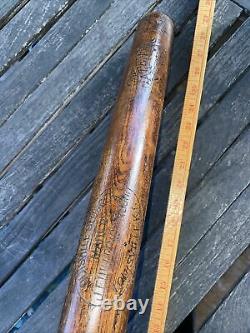 AWESOME Vintage 1902 J. H. HILLERICH & SON Antique PATENT No 716541 Baseball Bat