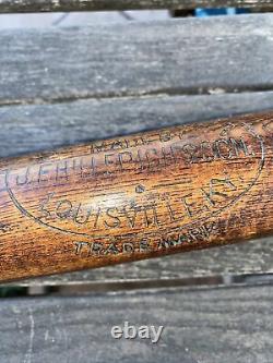 AWESOME Vintage 1902 J. H. HILLERICH & SON Antique PATENT No 716541 Baseball Bat