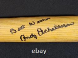 Andy Etchebarren Signed Bicentennial Model Vtg Baseball Bat H&B Game Used MLB