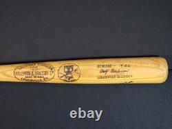 Andy Etchebarren Signed Bicentennial Model Vtg Baseball Bat H&B Game Used MLB