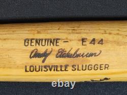 Andy Etchebarren Signed Bicentennial Model Vtg Baseball Bat H&B Game Used MLB