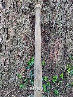 Antique 1890s/Early 1900s Narrow Barreled Handmade Town Ball 30½ Baseball Bat