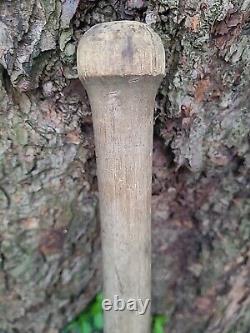 Antique 1890s/Early 1900s Narrow Barreled Handmade Town Ball 30½ Baseball Bat