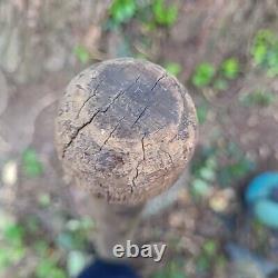 Antique 1890s/Early 1900s Narrow Barreled Handmade Town Ball 30½ Baseball Bat