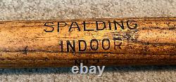 Antique 1900s 1910s Spalding Indoor Model No. 2 Baseball Bat 32.75 VTG Base Ball