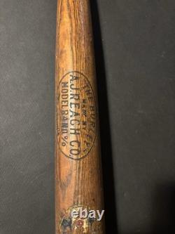 Antique 1910's Reach Burley. 9/0 Decal Baseball Bat