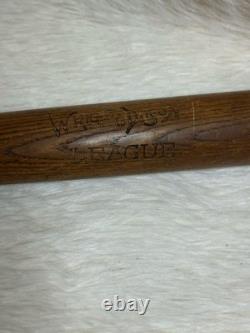 Antique 1910's Wright & Ditson League Baseball Bat Vintage