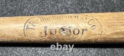 Antique 1910s 20s The Michigan Bat Co Junior Model Baseball Bat 32 Detroit VTG