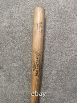 Antique 34 Wood Hanna Batrite Bat 1940's/early 1950's Ryan Style No. WTAS Pro Antique 34 Wood Hanna Batrite Bat 1940's/early 1950's Ryan Style No. WTAS Pro