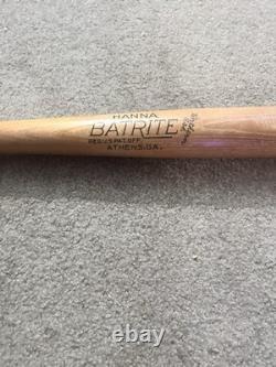 Antique 34 Wood Hanna Batrite Bat 1940's/early 1950's Ryan Style No. WTAS Pro Antique 34 Wood Hanna Batrite Bat 1940's/early 1950's Ryan Style No. WTAS Pro