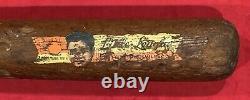 Antique Babe Ruth Louisville Slugger Little League Decal Baseball Bat Vintage