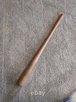 Antique Baseball Bat Leavitt Mfg. Co. GILL Urbana ILL USA 35 VTG Circa 1920's