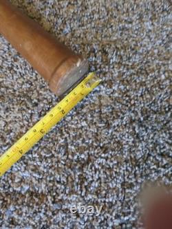 Antique Baseball Bat Leavitt Mfg. Co. GILL Urbana ILL USA 35 VTG Circa 1920's