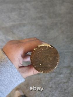 Antique Baseball Bat Leavitt Mfg. Co. GILL Urbana ILL USA 35 VTG Circa 1920's