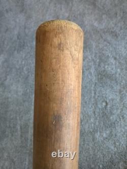 Antique Baseball Bat Leavitt Mfg. Co. GILL Urbana ILL USA 35 VTG Circa 1920's