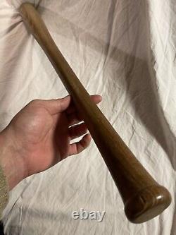 Antique Baseball Bat Rhode Island State College 1930 Hickory worm wood