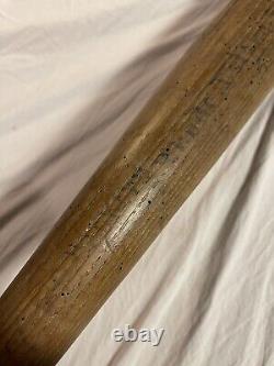 Antique Baseball Bat Rhode Island State College 1930 Hickory worm wood