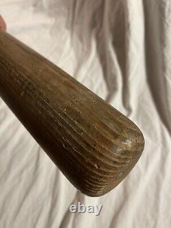 Antique Baseball Bat Rhode Island State College 1930 Hickory worm wood