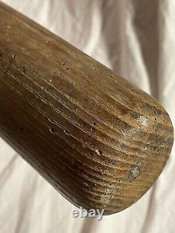 Antique Baseball Bat Rhode Island State College 1930 Hickory worm wood