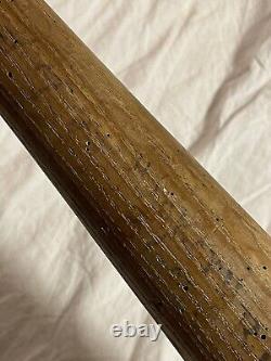 Antique Baseball Bat Rhode Island State College 1930 Hickory worm wood