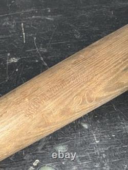 Antique Baseball Bat Sullivan Wood Products Pesky Style No. 20 Laconia NH Rare