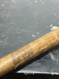 Antique Baseball Bat Sullivan Wood Products Pesky Style No. 20 Laconia NH Rare