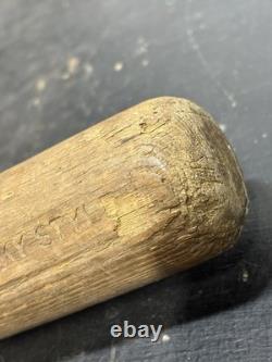 Antique Baseball Bat Sullivan Wood Products Pesky Style No. 20 Laconia NH Rare