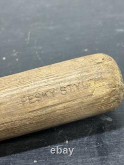 Antique Baseball Bat Sullivan Wood Products Pesky Style No. 20 Laconia NH Rare