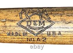 Antique Circa 1910's Draper & Maynard 33 Indoor Baseball Bat Early Vintage D&M