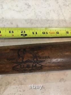 Antique D&M 33 Draper & Maynard D Souers stamped Label vintage baseball bat