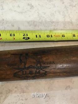 Antique D&M 33 Draper & Maynard D Souers stamped Label vintage baseball bat