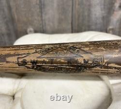 Antique Early Joseph Kren Swat King No 160 Syracuse NY Mushroom Baseball Bat 33 Antique Early Joseph Kren Swat King No 160 Syracuse NY Mushroom Baseball Bat 33
