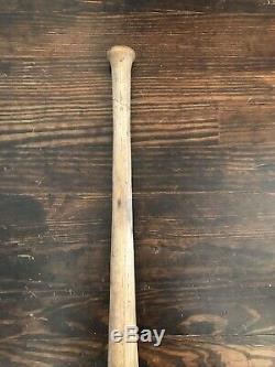 Antique Early Vtg 1890s-1900s Wood Baseball Bat with Bulbous Acorn Knob Handle 36