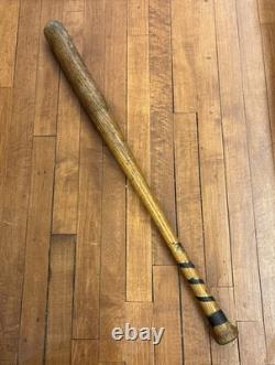 Antique RARE 1900s Marked Wooden 33 Baseball Bat MARKED CHAMPIONS No 100