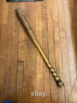 Antique RARE 1900s Marked Wooden 33 Baseball Bat MARKED CHAMPIONS No 100