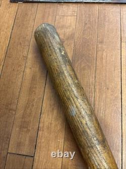 Antique RARE 1900s Marked Wooden 33 Baseball Bat MARKED CHAMPIONS No 100