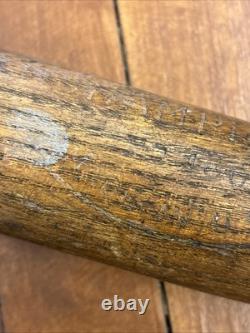 Antique RARE 1900s Marked Wooden 33 Baseball Bat MARKED CHAMPIONS No 100