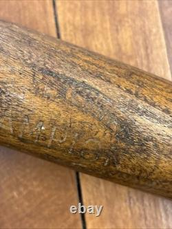 Antique RARE 1900s Marked Wooden 33 Baseball Bat MARKED CHAMPIONS No 100