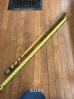 Antique RARE 1900s Marked Wooden 33 Baseball Bat MARKED CHAMPIONS No 100
