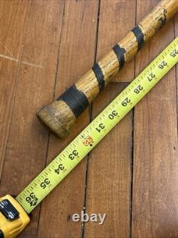 Antique RARE 1900s Marked Wooden 33 Baseball Bat MARKED CHAMPIONS No 100
