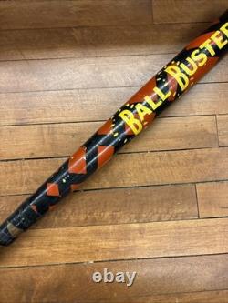 Antique RARE Wooden 31 Baseball Bat PAINTED BALL BUSTER withTaped Handle