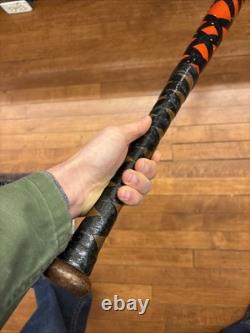Antique RARE Wooden 31 Baseball Bat PAINTED BALL BUSTER withTaped Handle