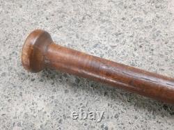 Antique Striped Wood Baseball Bat Hand Turned Corked Barrel Rare Vintage